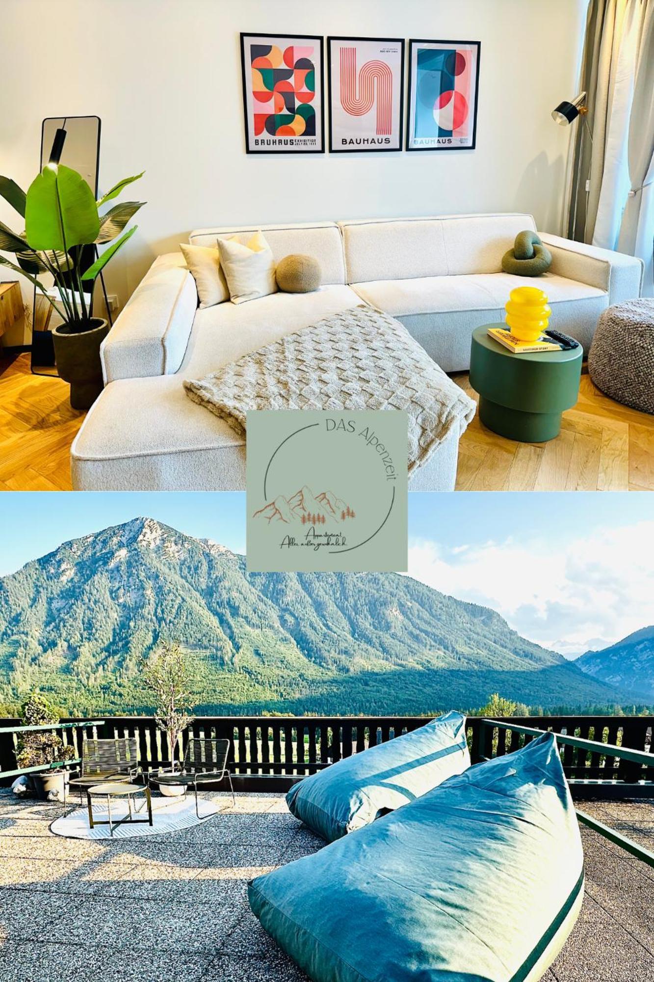 Das Alpenzeit Appartement Mit Just Private Terrasse (Adults Only) Бад Аузее Екстериор снимка