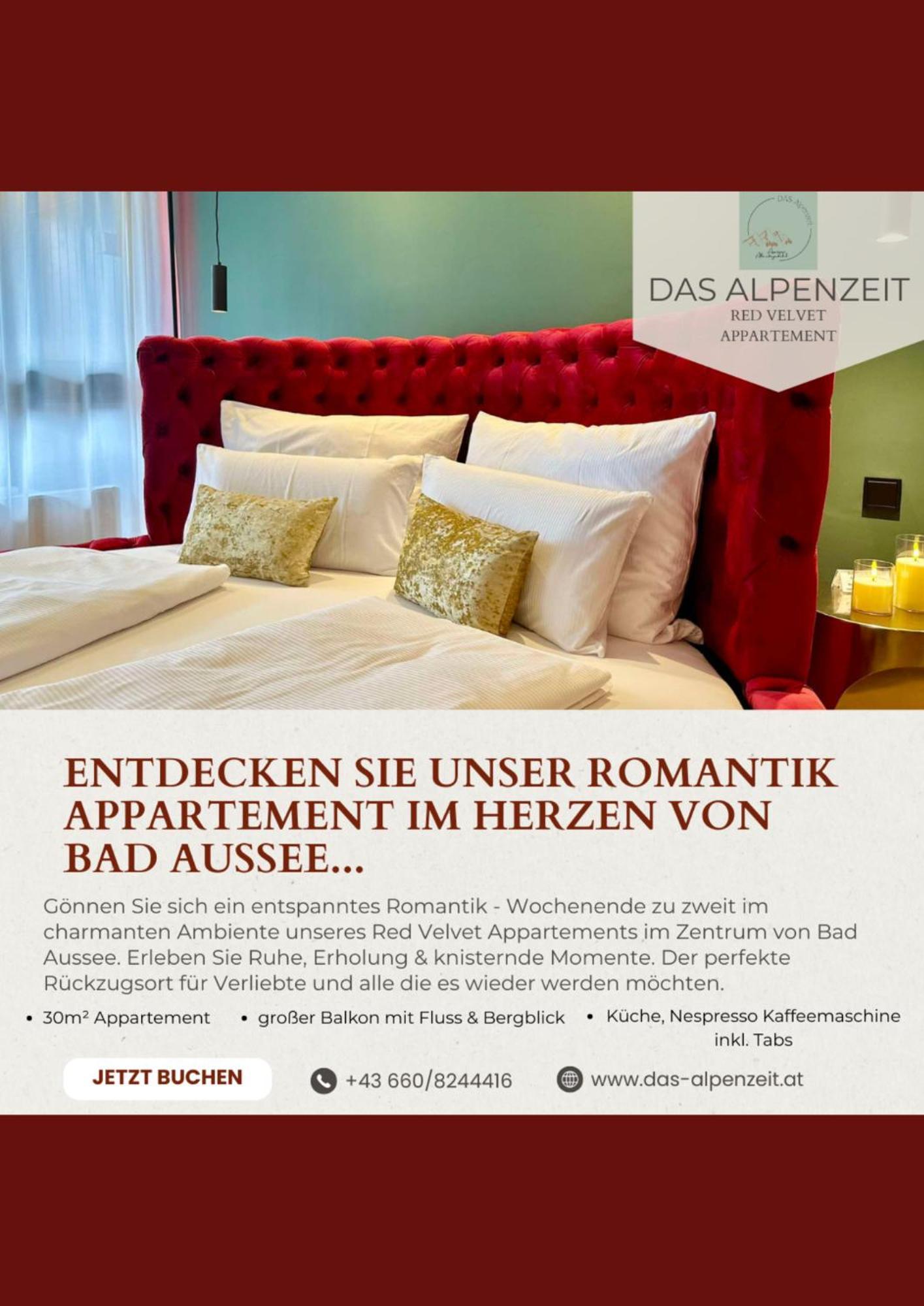 Das Alpenzeit Appartement Mit Just Private Terrasse (Adults Only) Бад Аузее Екстериор снимка