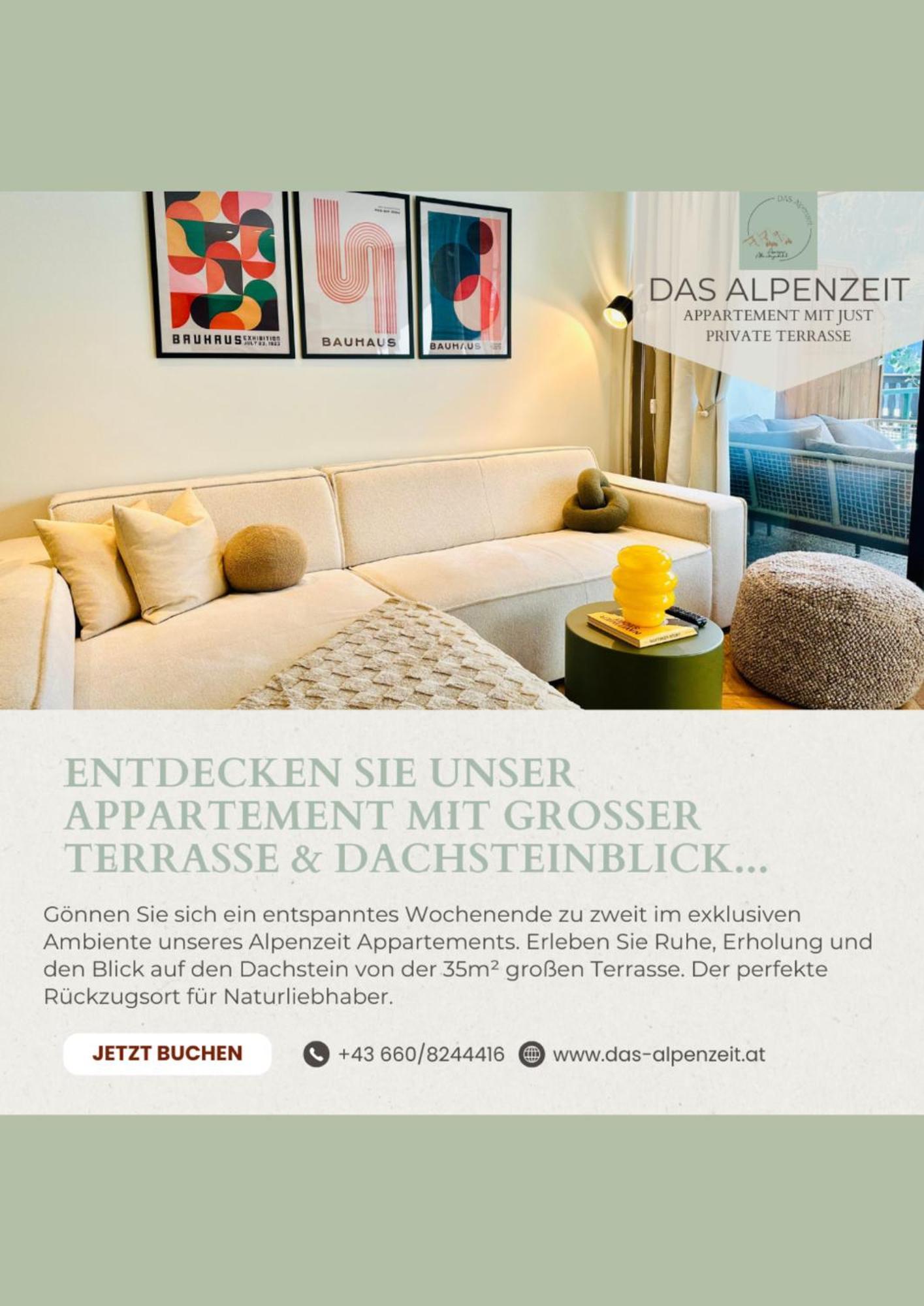 Das Alpenzeit Appartement Mit Just Private Terrasse (Adults Only) Бад Аузее Екстериор снимка