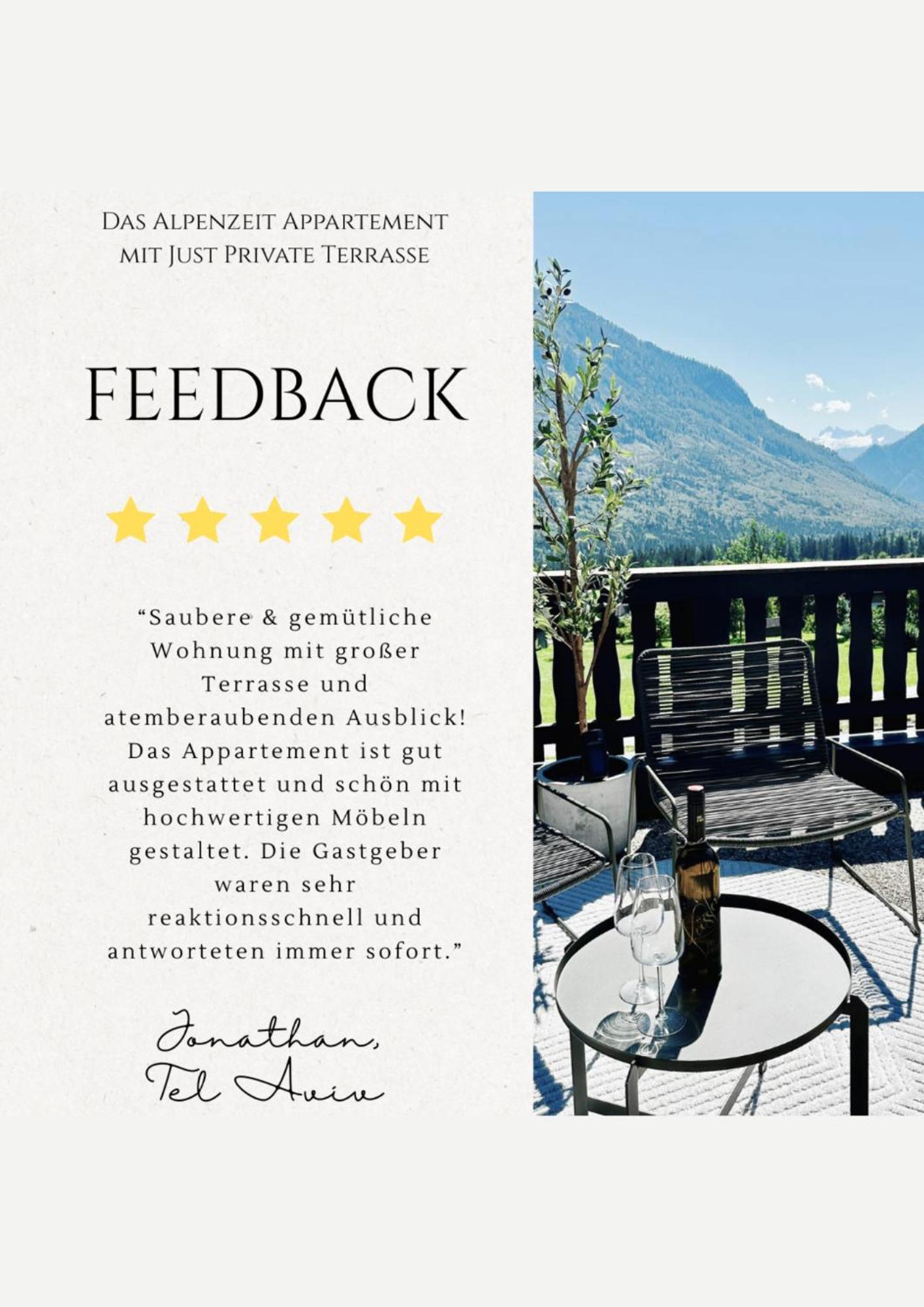 Das Alpenzeit Appartement Mit Just Private Terrasse (Adults Only) Бад Аузее Екстериор снимка